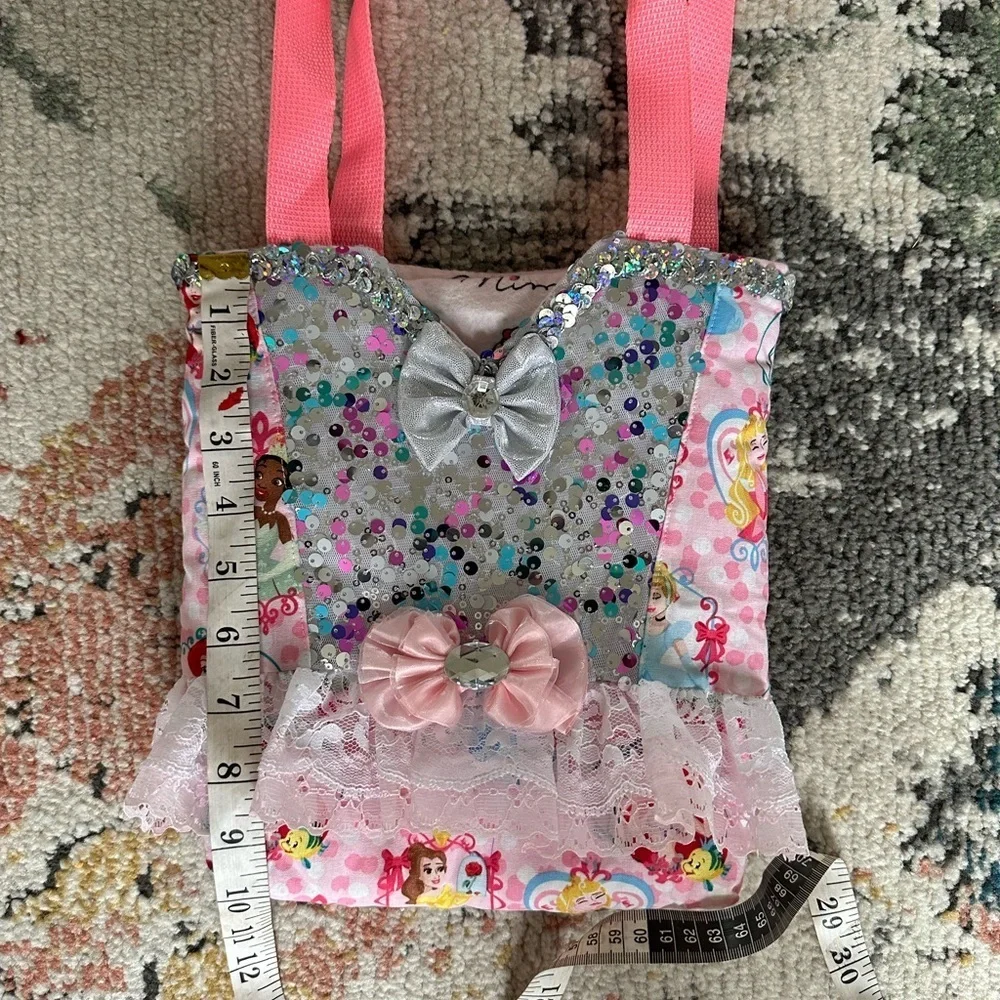 New Hand Crafted Handmade Girls Disney Princess Bling Purse